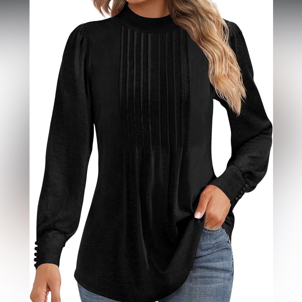 Ficerd women’s mock neck blouse
